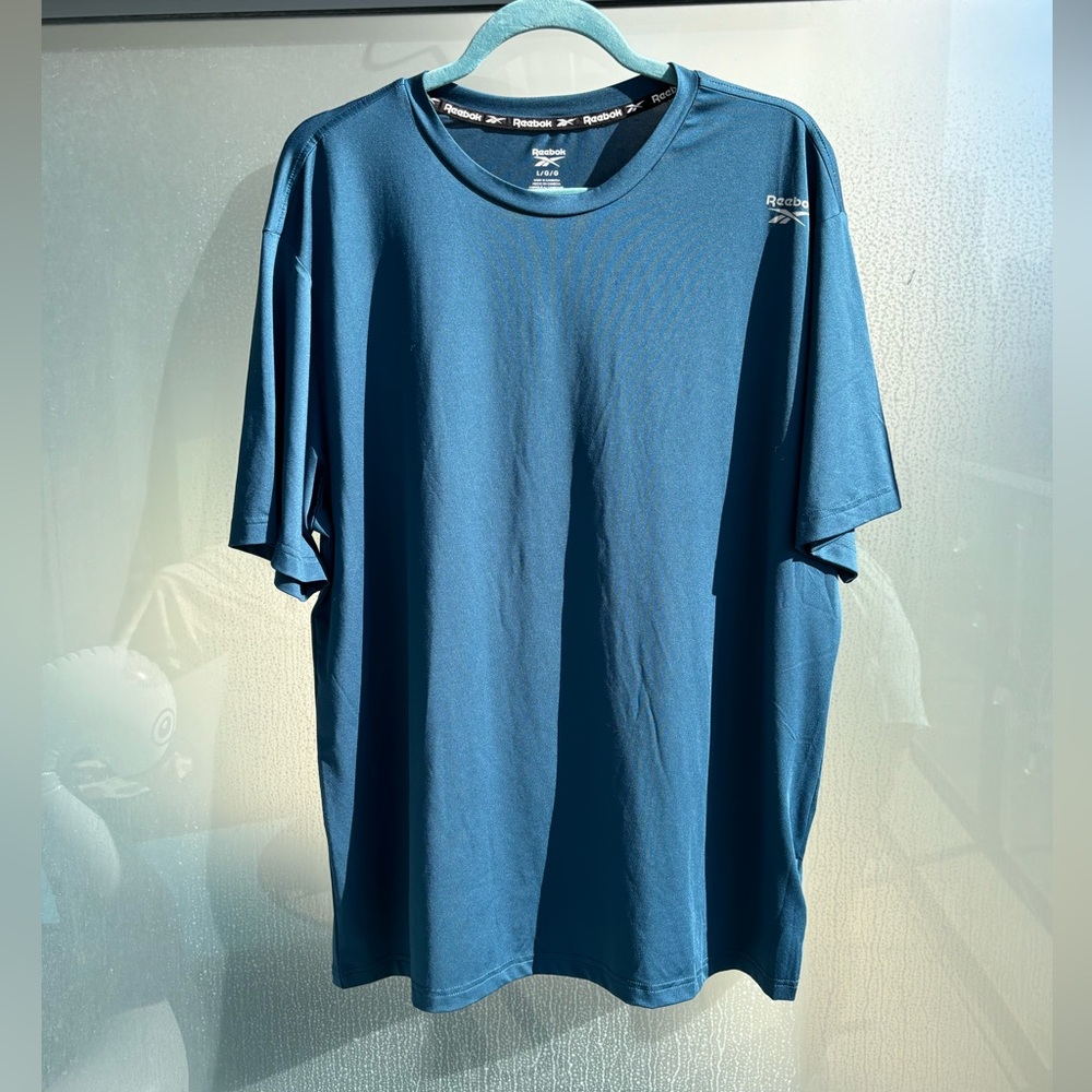 Reebok Men's Teal Short Sleeve Tee